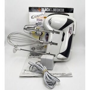 Black And Decker Gizmo Plus Twist Mixer GM200 Cordless 3 in 1 White Boxed Used